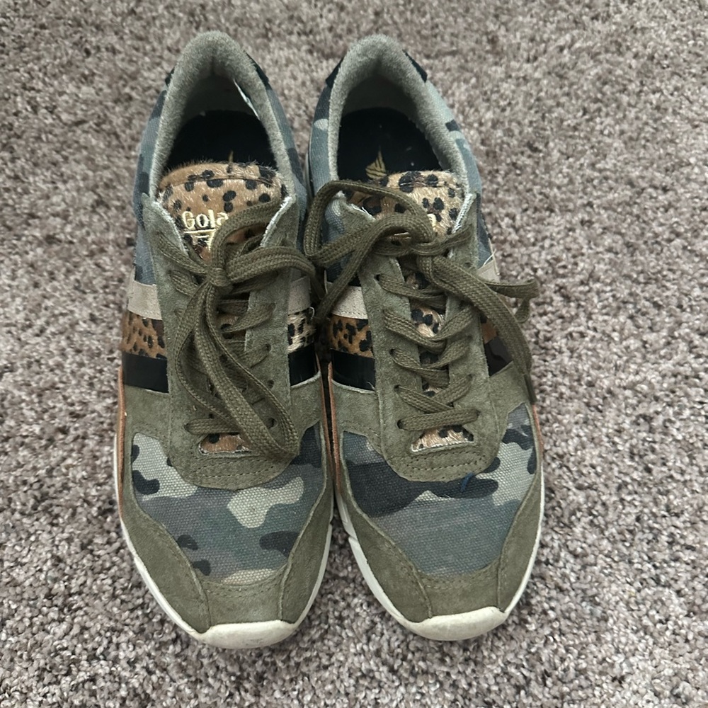 Gola Camouflage and Leopard Print Sneakers